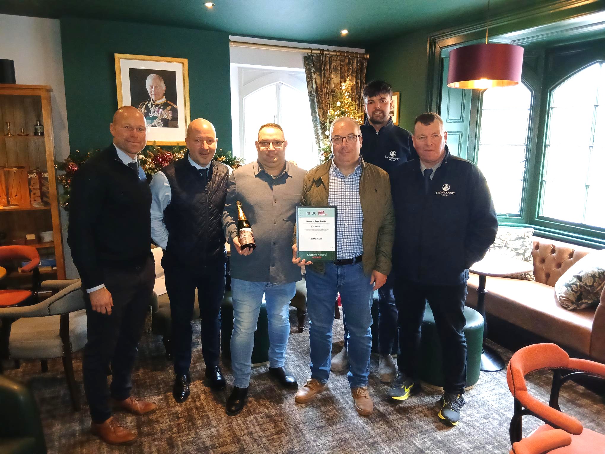 the SD Sealants team with their award
